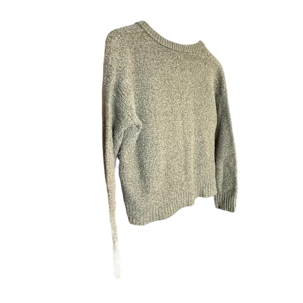 American Eagle Olive Green, LaceUp Cropped Y2k 90’s Casual Everyday Sweater sz M - Picture 13 of 14